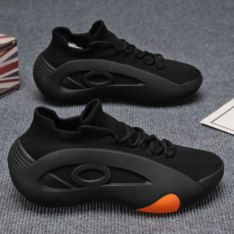 2025 New Summer Classy Men's Shoes Trendyy Versatile Mesh Breathable Thick-Soled Youth Running Sports Casual Shoes