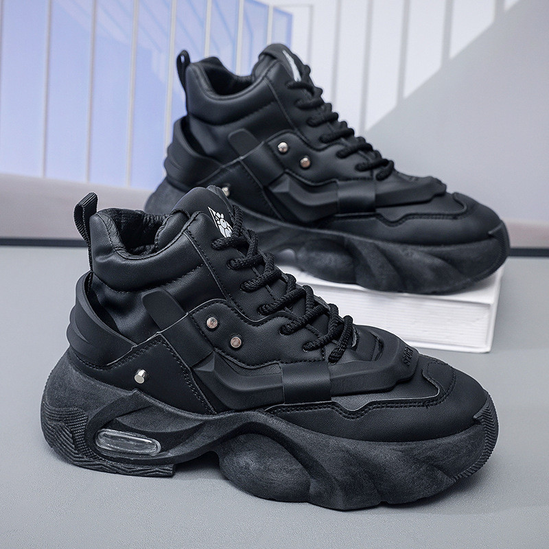 2026 Summer Men's Shoes with Invisible Height Increase, Dad Shoes for Teenagers, Versatile Casual Shoes, Men's High-Top Trendy Shoes