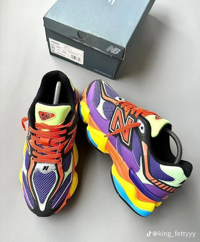 New Balance Colorful Mesh Sneakers Multicolor, Vibrant multicolor design for standout style, Perfect for streetwear and casual outfits
