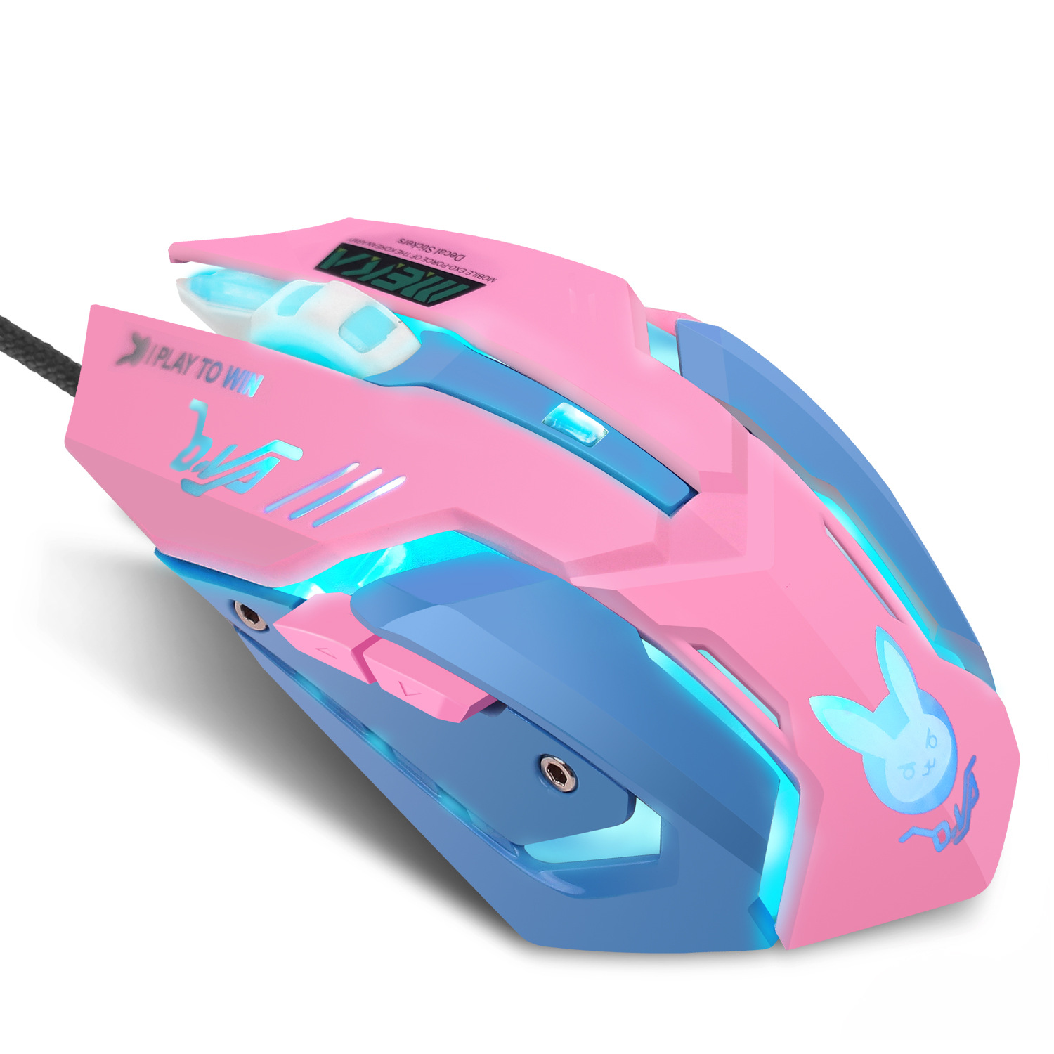 Cross-Border Certified Wired Gaming Mouse 3200Dpi Lol Pubg Gaming Mouse USB Computer Accessory Mouse