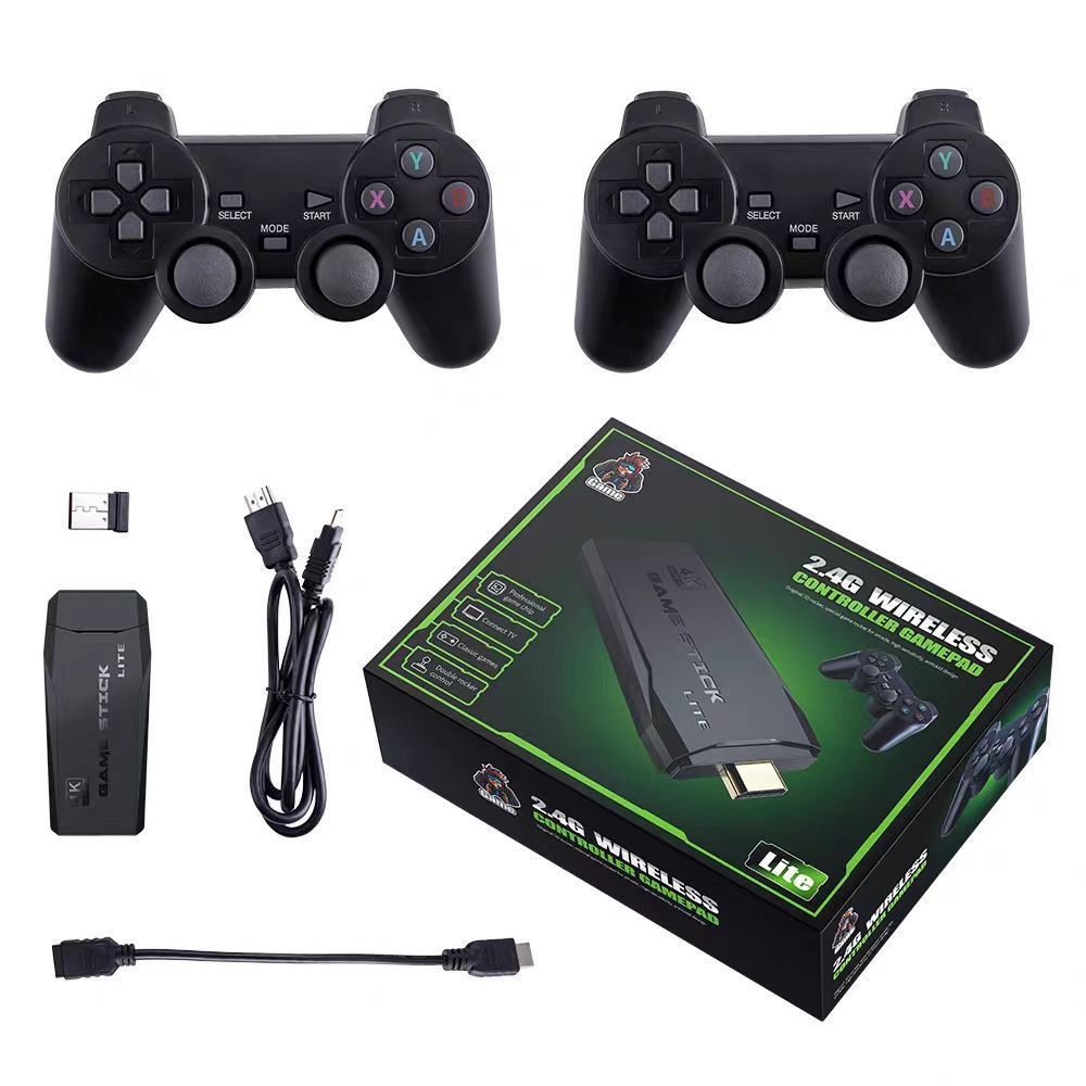 M8 Home Game Console Wireless Dual Controller Psp Arcade Dual Player 64g High-Definition HDMI Tv Game Console