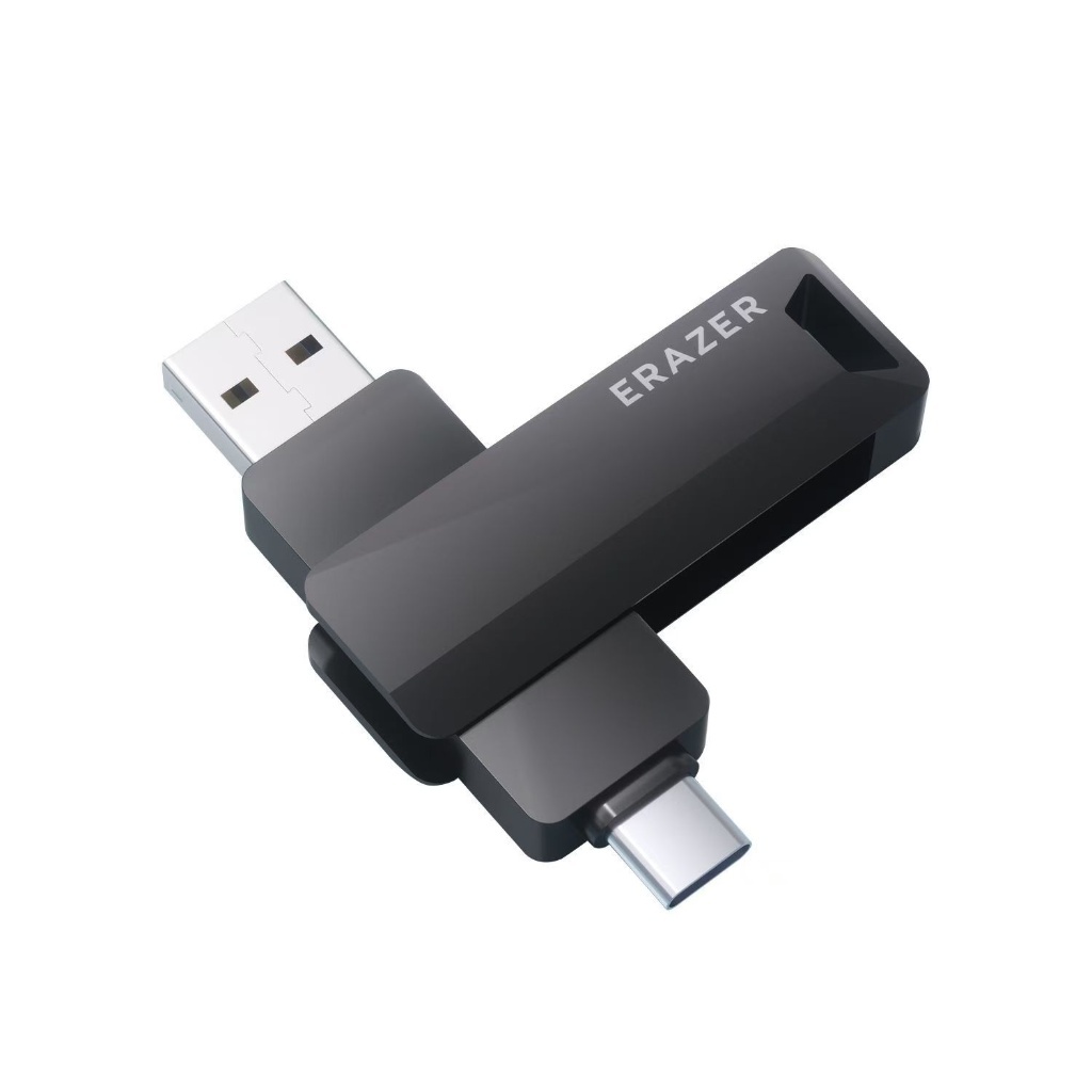 Phone Memory Expander 64GB Dual Port USB-C Flash Drive 2 in 1 Storage Stick for Mobile PC
