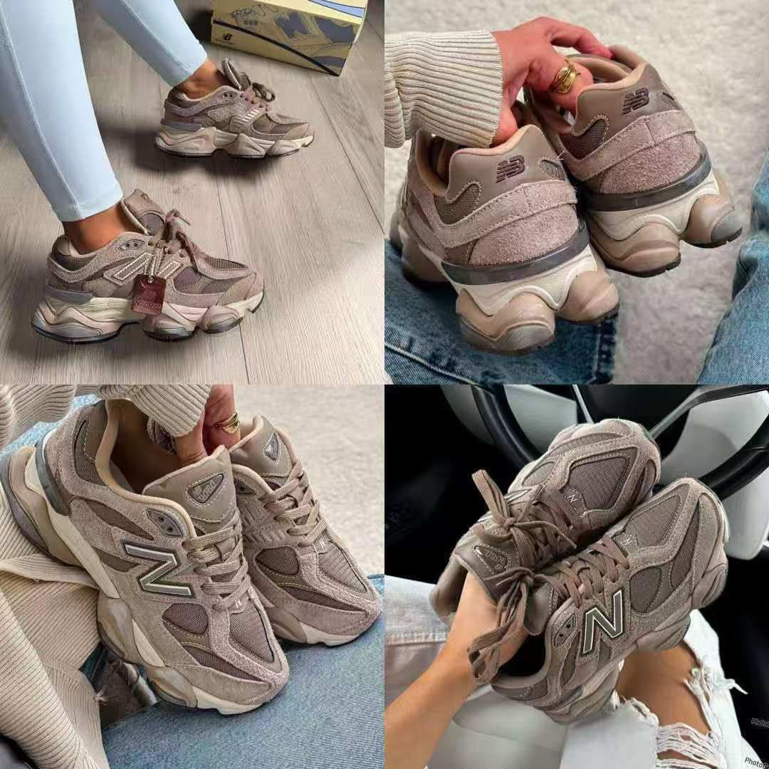 New Balance Casual Sneakers Beige Taupe Suede Mesh