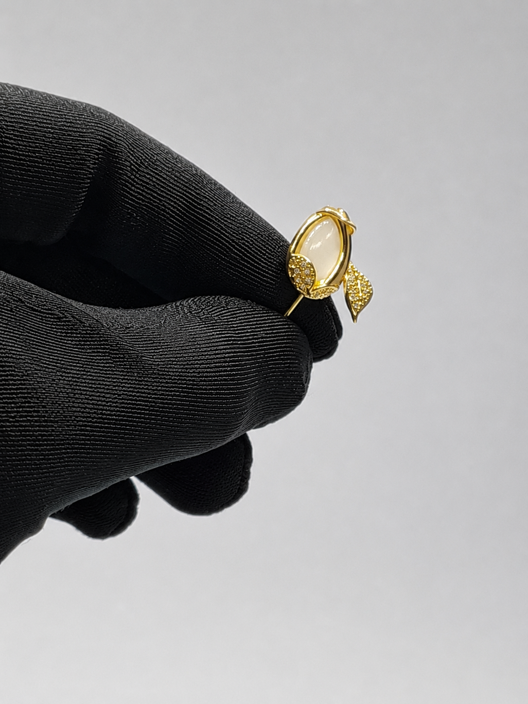 Gold Resin Art Ring
