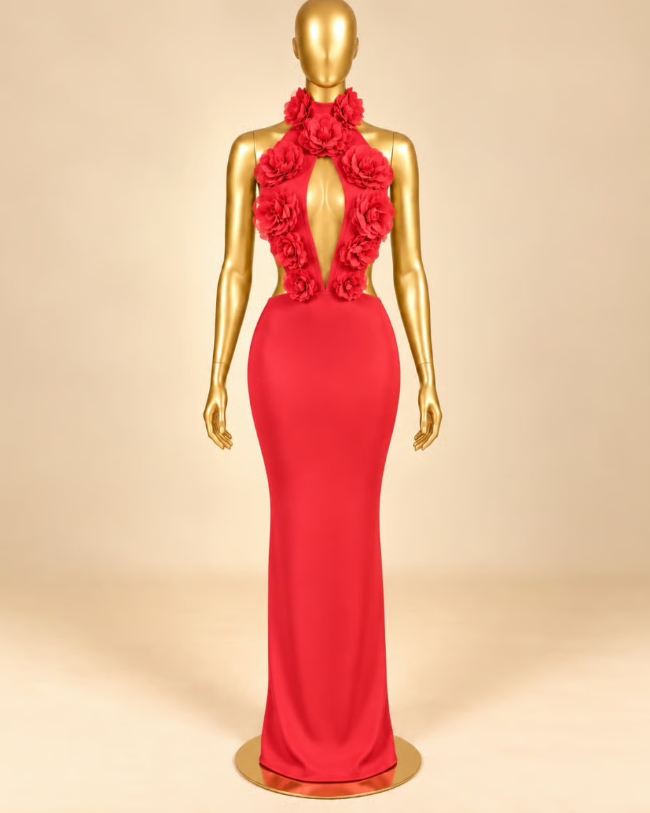 Rosy Bandage Dress
