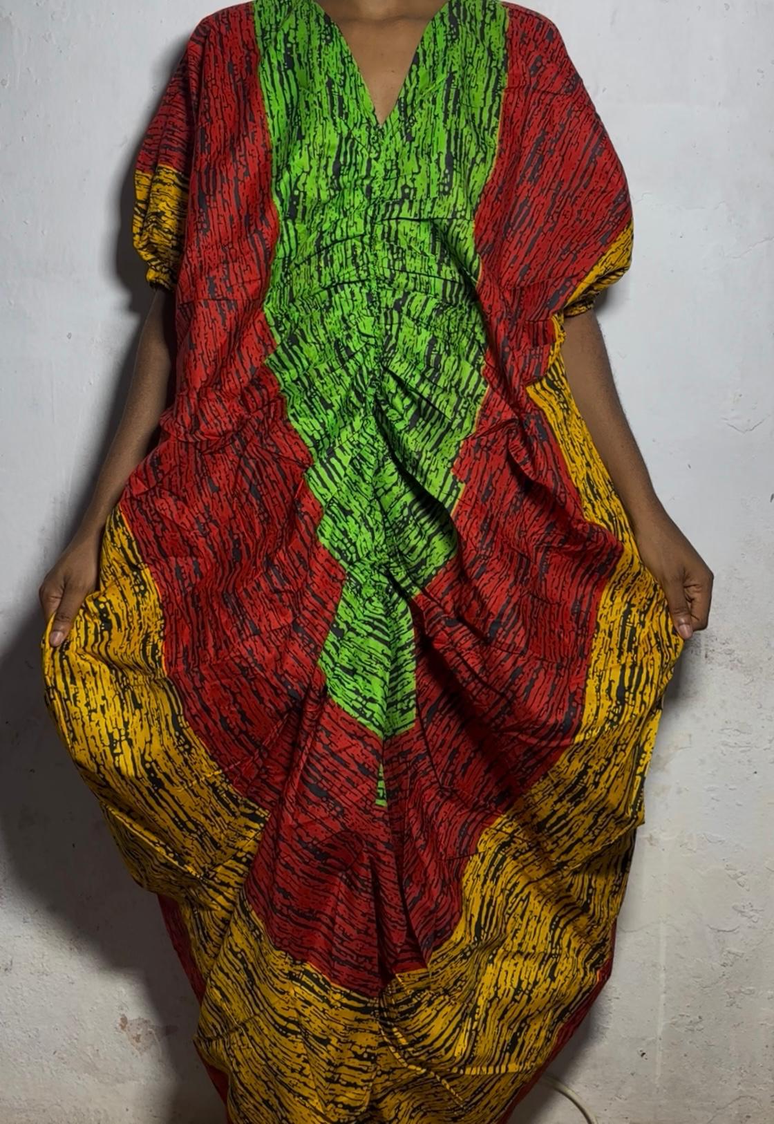 Ankara gather dress