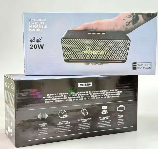 20W Bluetooth Speaker - Marshall — view 2