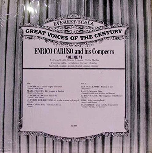 Enrico Caruso Volume Vi Vinyl Record