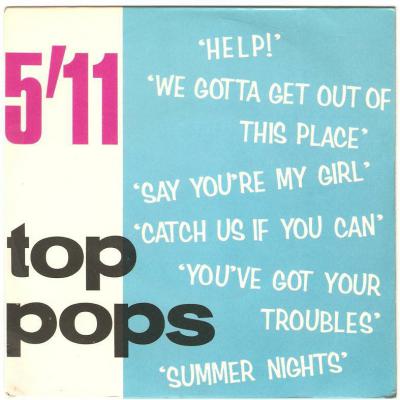 Help! / Say You're My Girl / You've Got Your Troubles /  We Gotta Get Out Of This Place / Summer Nights / Can Us If You Can