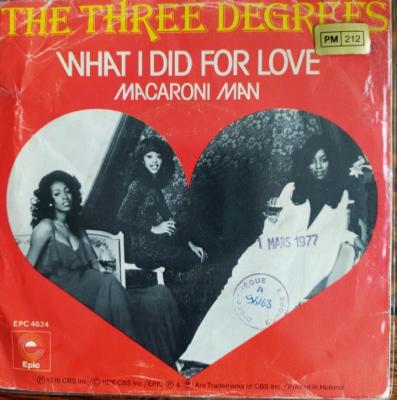 What I Did For Love