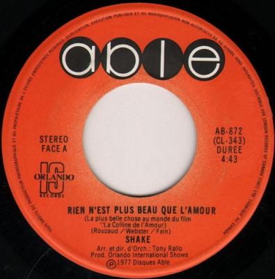 Rien N'est Plus Beau Que L'amour / Parce Que Je T'aime