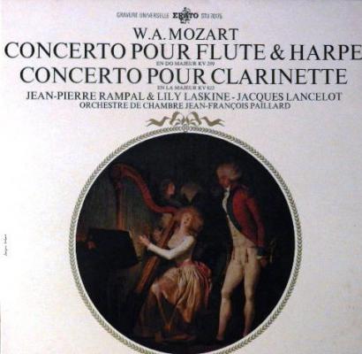 Concerto Pour Flûte & Harpe En Do Majeur Kv 299/concerto Pour Clarinette En La Majeur Kv 622