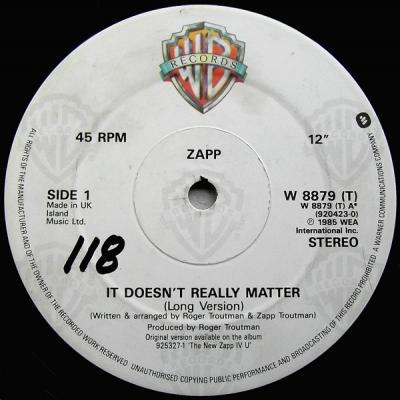 It Doesn't Really Matter