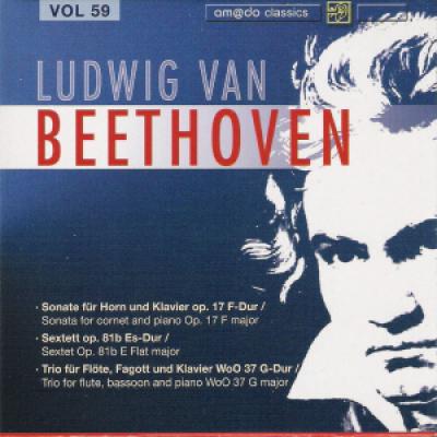 Vol 59 :sonata For Cornet And Piano In F, Op.17; Sextett In E Flat, Op.81b; Trio For Flute, Basson And Piano In G, Woo 37  Ingemar Bergfelt And Lucia Negro (pianos), U.a.