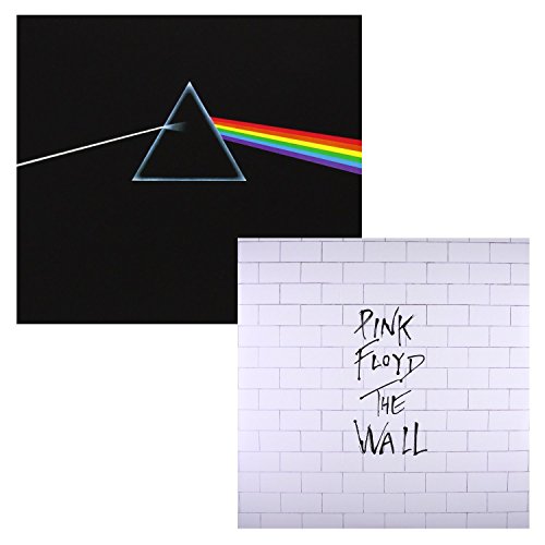 The Dark Side Of The Moon - The Wall - Pink Floyd - Hq Remastered Original Vinyl 180g - 2 Lp Vinyl Album Bundling