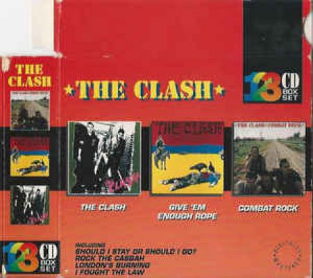 The Clash 123 Cd Box Set-the Clash / Give 'em Enough Rope / Combat Rock