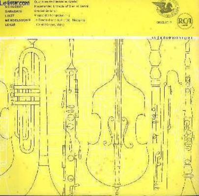 Humperdinck, Ouverture De Hansel Et Gretel - Schubert, Rosamunde : Entracte N°2 - Sarasate, Airs Bohémiens - Liszt, Rhapsodie Hongroise N°2 - Mendelssohn, Le Songe D'une Nuit D'été : Nocturne - Lehar, L'or Et L'argent, Valse
