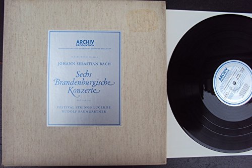 Sechs Brandenburgische Konzerte Bwv 1046-1051 Rudolf Baumgartner. Stereo