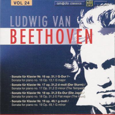 Vol 24 :sonata For Piano No.16 In G, Op.31,1; Sonata For Piano No.17 In D Minor, Op.31,2 (the Tempest); Sonata For Piano No.18 In E Flat, Op.31,3 (the Hunt); Sonata For Piano No.19 In G Minor, Op.49,1  Mikulas Skuta, Sylvia Capova, Svjatoslav Richter (pia