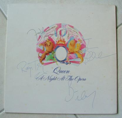 Queen A Night At The Opera Signed