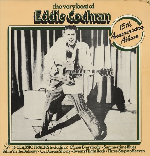 Eddie Cochran The Very Best Of Eddie Cochrn France Album United Artists Mono
