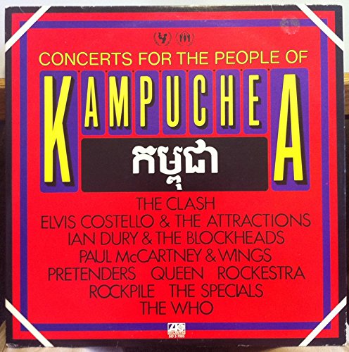 Concerts For The People Of Kampuchea Original Atlantic Double Records Release Sd 2 7005 1980's Benefit Concert Vinyl