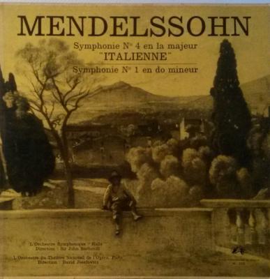 Symphonie N°4 En La Majeur Italienne, Symphonie N°1 En Do Mineur