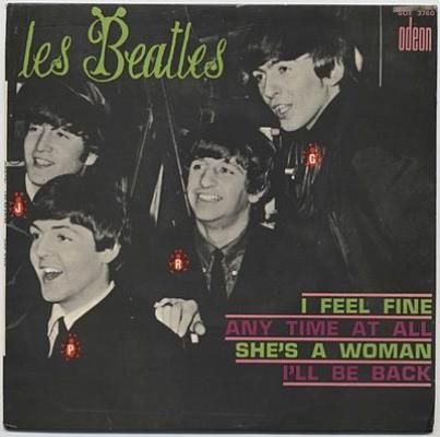 I Feel Fine / Any Time At All / She's A Woman / I'll Be Back (type3)