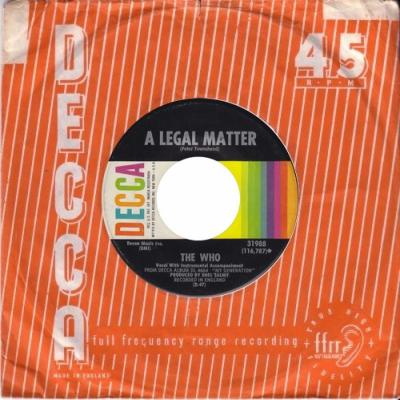 A Legal Matter / The Kids Are Alright