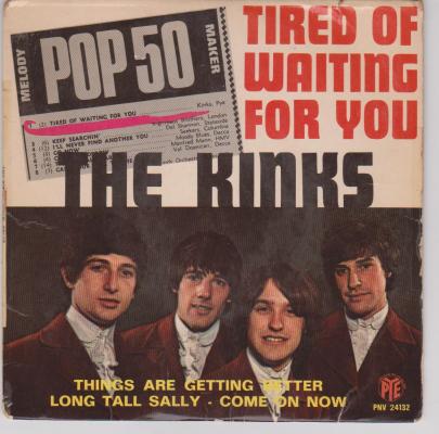 Ep - Tired Of Waiting For You / Things Are Getting Better / Long Tall Sally / Come On Now
