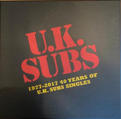 1977-2017 40 Years Of U.k Subs Singles (coffret 4 Lp 25cm)