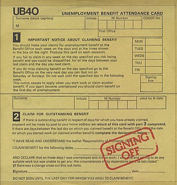 Signing Off + Bonus 12 - Ub40 Form Sleeve