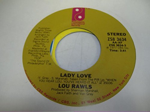 Lou Rawls 45 Rpm Lady Love / Not The Staying Kind
