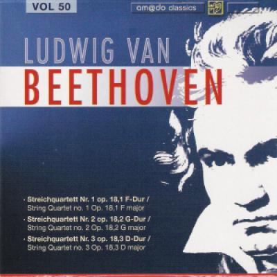 Vol 50 :string Quartet No.1 In F, Op.18,1; String Quartet No.2 In G, Op.18,2; String Quartet No.3 In D, Op.18,3  Kodaly Quartett, Bamberger Quartett (op.18,3)