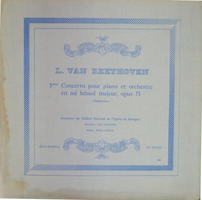 Beethoven: 5 ème Concerto Pour Piano Et Orchestre En Mi Bémol Majeur, Opus 73