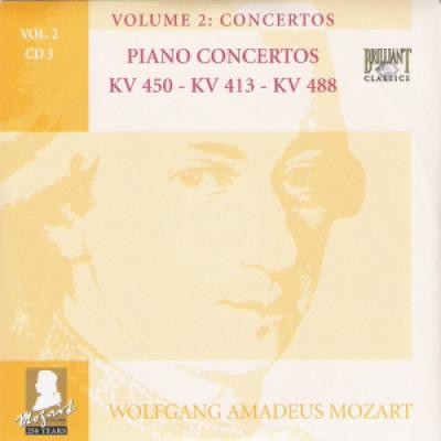 Concertos Vol 2 Cd 3 Piano Concertos : Kv 450-413-488