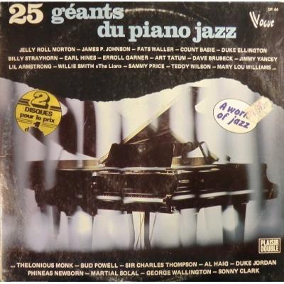 25 Géants Du Piano Jazz