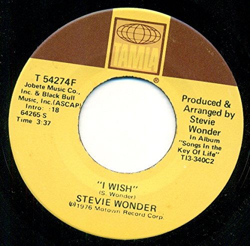 Stevie Wonder 45 Rpm I Wish / You And I