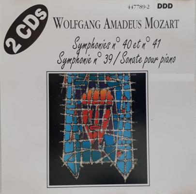 Mozart: Symphonies N°40 Et 41, Symphonie N°39, Sonate Pour Piano