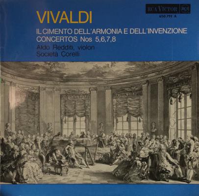 Il Cimento Dell'armonia E Dell'invenzione Concertos Nos 5, 6, 7, 8 Aldo Redditi Violon