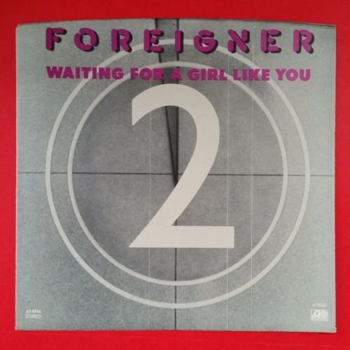Foreigner Waiting For A Girl Like You B/w I'm Gonna Win 45 Rpm 7 Vg+ 3868