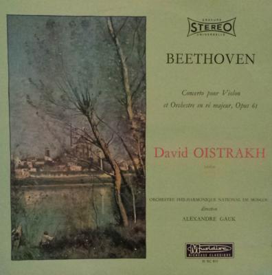 Beethoven Concerto Pour Violon Et Orchestre En Ré Majeur Opus 61