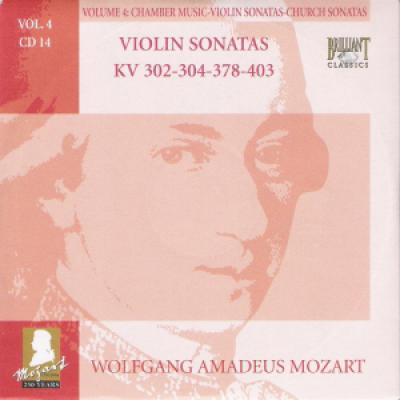 Vol 4 Cd 14 : Violin Sonatas Kv 302-304-378-403