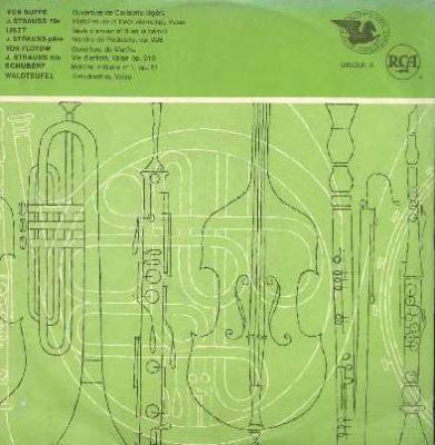 Von Suppé, Ouverture De Cavalerie Légère - J. Strauss Fils, Histoire De La Forêt Viennoise, Valse - Liszt, Rêve D'amour N°3 - J. Strauss Père, Marche De Radetzky, Op.228 - Von Flotow, Ouverture De Martha - J. Strauss Fils, Vie D'artiste, Valse Op. 316 - S