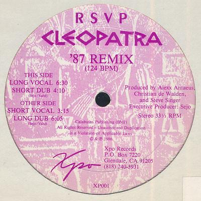 Cleopatra (new '87 Remix)