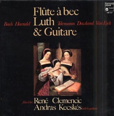 Flute A Bec Luth Et Guitare