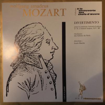 Divertimento Pour La Comtesse Antonia Lodron N° 15 : Orchestre De Paris Direction Louis Martin