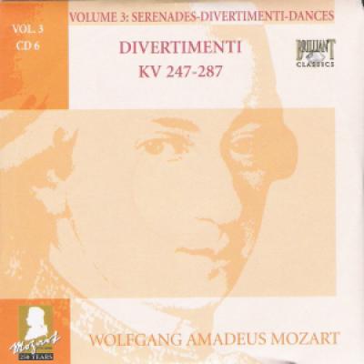 Vol 3 Cd 6 : Divertimenti Kv 247-287