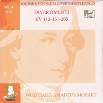 Vol 3 Cd 4 : Divertimenti Kv 113-131-205