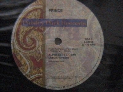Prince Alphabet Street 12 R & B Funk Soul